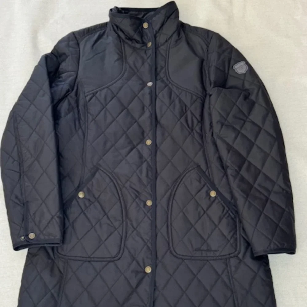 Eddie Bauer Year Round Field Coat Jacket Black Womens M - Picture 1 of 12